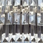 Plafoniera LED PRISM, 95cm, LED 145W/11600lm/3000K prisma din sticla cristalina K9, cadru otel finisaj crom IP20 ORION - imagine 4