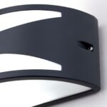 Aplica de exterior SHELL, E27 1x35W aluminiu finisaj antracit, inaltime 13cm IP54 ORION - imagine 6