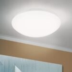 Plafoniera LED NEDO, cu abajur din sticlă acrilica opal mat, LED 16W/975lm/3000K otel finisaj alb, 30cm IP20 ORION - imagine 3