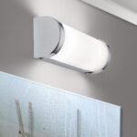 Aplica baie Tea, Crom, G9 2x40W, 25.5cm, IP44, Orion - imagine 3