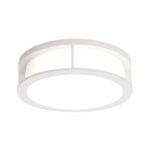 Plafoniera de exterior HENRY, E27 2x35W aluminiu finisaj alb, diametrul 30cm IP44 ORION - imagine 2