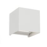 Aplica CUBE, GU10 1x40W, aluminiu finisaj alb, 10x10cm IP20 ORION - imagine 2