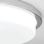 Plafoniera LED LEROX, otel finisaj crom, Ø 40cm LED36W/2600lm/3000K IP20 ORION - imagine 4