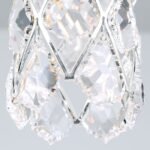 Suspensie din cristal RITA, 9cm 1xG9/40W cristal Asfour, cadru otel finisaj crom IP20 ORION - imagine 3