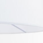 Lampadar LUDWIG, cu abajur de in, E27 1x40W otel finisaj crom alb, 157cm IP20 ORION - imagine 4