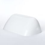 Abajur sticlă de schimb BANKERSLAMP 4-1165, finisaj opal lucios, lungime 150mm, lăţime 95mm, inălţime 60mm ORION - imagine 3