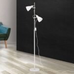 Lampadar spot SCHOOL, E27 2x40W otel finisaj alb, 153cm IP20 ORION - imagine 3
