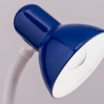 Veioza flexibila NEMO, E27 1x40W otel finisaj alb-albastru inchis, 33cm IP20 ORION - imagine 5