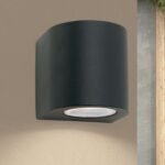 Aplica de exterior LAURENZ, GU10 2x13W cadru otel finisaj antracit, inaltime 10.5cm IP54 ORION - imagine 2