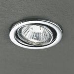 Spot mobil rotund CLASSIC GU10 1x50W otel finisaj crom 8cm IP20 ORION - imagine 3
