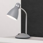 Veioza spot SCHOOL, E27 1x40W otel finisaj gri, 33cm IP20 ORION