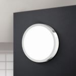 Plafoniera LED BULLY, Ø 14 cm, crom LED12W/820lm/3000K aluminiu IP 20 ORION
