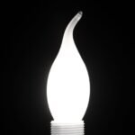 Bec LED Lumânare flacara mat dimabil, E14, 4.5W, 2700K, 450Lm  lumină albă caldă ORION - imagine 5