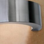 Aplica LED de exterior KARAS, LED4W/470lm/3000K aluminiu finisaj cromat, inaltime 7.8cm IP44 ORION - imagine 4