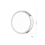 Plafoniera LED BULLY, Ø 14 cm, crom LED12W/820lm/3000K aluminiu IP 20 ORION - imagine 6