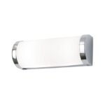 Aplica baie Tea, Crom, G9 2x40W, 25.5cm, IP44, Orion - imagine 2