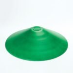 Abajur conic din sticlă groasa ARTDESIGN 447, Ø 400 mm, finisaj verde ORION