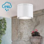 Plafoniera spot LED pentru baie SPUTNIK, 14.5 cm, LED13W/1030lm/3000K aluminiu finisaj alb IP65 ORION