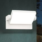 Aplica LED de exterior GINGER pivotanta, LED21W/1700lm/3000K aluminiu finisaj alb, inaltime 10cm IP54 ORION - imagine 3