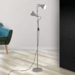Lampadar spot SCHOOL, E27 2x40W otel finisaj gri, 153cm IP20 ORION - imagine 3