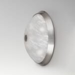 Plafoniera FRANO, cu abajur din sticlă opal mat, E27 4x40W otel finisaj crom satinat, 42cm IP20 ORION - imagine 2