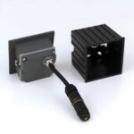 Aplica LED incastrata LORO, LED2W/1300lm/30K aluminiu antracit, Ø7.6cm IP65 ORION - imagine 5
