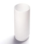 Abajur cilindric din sticlă  ORIONTAL 421, Ø 80 mm, finisaj opal mat, inaltime 175mm ORION