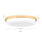 Plafoniera LED LEROX, otel finisaj auriu, Ø 30cm LED29W/2100lm/3000K IP20 ORION - imagine 5