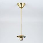 Suspensie pentru abajur cu deschidere de 10 cm, E27 60W Lungime 40 cm, alama aurie ORION