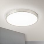 Plafoniera LED BULLY, Ø 28 cm, satinată LED28W/2300lm/3000K aluminiu IP 20 ORION