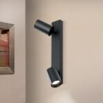 Plafoniera spot SEAN, GU10 2x40W aluminiu finisaj negru, 35x12x6cm IP20 ORION - imagine 3