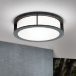 Plafoniera de exterior HENRY, E27 2x35W aluminiu finisaj antracit, diametrul cm IP44 ORION