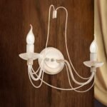 Aplica VELA, E14 2x40W otel finisaj fildes-auriu, 40x40cm IP20 ORION - imagine 3