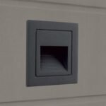 Aplica LED incastrata LORO, LED2W/1300lm/30K aluminiu antracit, Ø7.6cm IP65 ORION - imagine 4