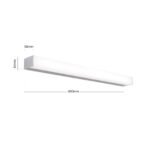 Aplica LED pentru oglindă baie HORIZON, 60 cm,LED12W/1100lm/2CCT 3000/4000K aluminiu finisaj crom IP44 ORION - imagine 6