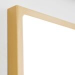 Plafoniera LED LERO, finisaj auriu mat, patrat, 30cm LED27W/2400lm/3000K aluminiu IP 20 ORION - imagine 5
