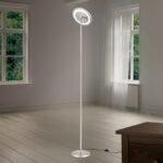 Lampadar LED OSCAR, cu cap mobil, 183cm, LED 36W/2500lm/3000K otel finisaj crom satinat IP20 ORION - imagine 3