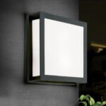 Plafoniera de exterior HENRY, E27 2x35W aluminiu finisaj antracit, diametrul 26cm IP44 ORION - imagine 3
