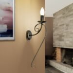 Aplica TORCIA, E14 1x40W otel finisaj antic-auriu, 45x8cm IP20 ORION