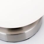 Veioza mica TRICIA cu abajur din sticla rotunda opal mat, LED3W/195lm/3000K otel finisaj crom satinat, 14cm IP20 ORION - imagine 5
