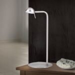 Lampă de masa LED STUDENT, cu cap mobil, 39cm, LED 5W/270lm/3000K otel finisaj crom satinat IP20 ORION - imagine 3