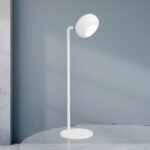 Lampă de masă cu baterie KERBY, 40cm LED 2W/150lm/CCT Comutator/buton tactil  5700K-4000K-3000K-oprit otel finisaj alb IP20 ORION