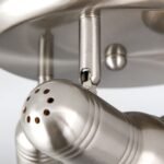 Plafoniera spot WILHELM, E27 3x40W otel finisaj crom satinat, 25x23x18cm IP20 ORION - imagine 4