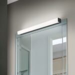 Aplica LED pentru oglindă baie HORIZON, 60 cm,LED12W/1100lm/2CCT 3000/4000K aluminiu finisaj negru IP44 ORION