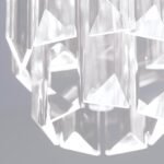 Plafoniera LED PRISM, 10cm, LED 9W/600lm/3000K prisma din sticla cristalina K9, cadru otel finisaj crom IP20 ORION - imagine 4