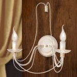 Aplica VELA, E14 2x40W otel finisaj fildes-auriu, 40x40cm IP20 ORION