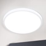 Plafoniera LED LERO, finisaj alb, rotunda, 40cm LED30W/2850lm/3000K aluminiu IP 20 ORION - imagine 3
