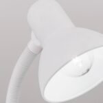 Veioza flexibila NEMO, E27 1x40W otel finisaj alb, 33cm IP20 ORION - imagine 6