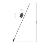 Comutator de Tragere in Serie cu Snur Negru 250mm, Comutator Lungime 34mm, lățime26 mm, Înălțime 19mm, Orion - imagine 4