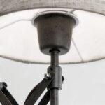 Lampadar FACTORY cu abajur textil, E27 1x40W OTEL finisaj  antic, 173cm IP20 ORION - imagine 5